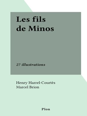cover image of Les fils de Minos